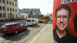 Wahlplakat von Matthias Ecke in Dresden | dpa