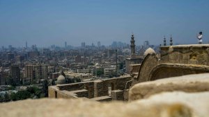 Blick von der Zitadelle in Kairo. | AFP